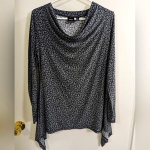 Black and grey Rafaella blouse